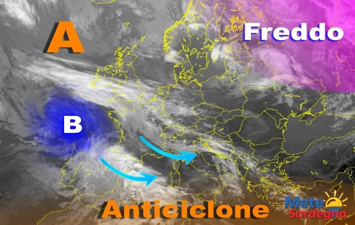 Meteosat sardegna 2 1 - L'Anticiclone ci sta lasciando: il meteo cambia