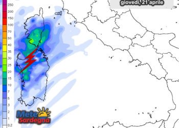 Piogge Sardegna 4 350x250 - Maltempo temporalesco all'assalto della Sardegna