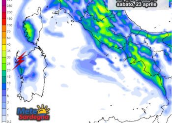 Piogge Sardegna 5 350x250 - Meteo Sardegna: ecco le piogge attese dalle ore 12 alla mezzanotte