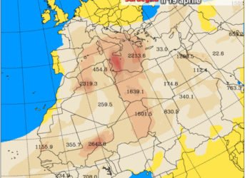 Polvere 350x250 - Immenso Anticiclone e polveri sahariane verso la Spagna