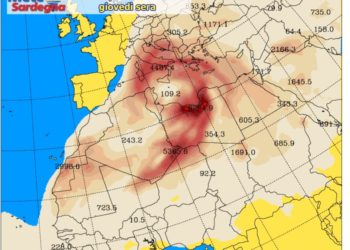 Polveri 350x250 - Impressionante tempesta di silt sahariano a due passi dalla Sardegna