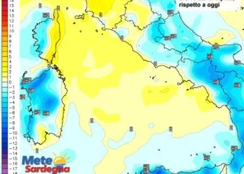 Variazioni temperatura 350x250 - Martedì temperature in diminuzione