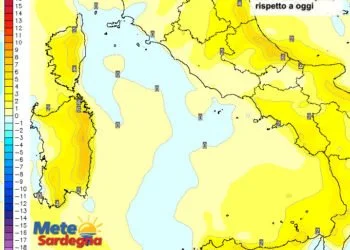 Variazioni temperature 1 350x250 - La prossima settimana tornerà il gran caldo