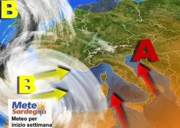 sardegna meteo inizio settimana 350x250 - Altri temporali, da venerdì meteo migliora. Verso un weekend Palme col sole