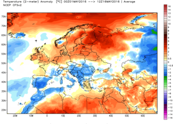 Anomalie termiche 350x250 - Il maggio che non ti aspetti: è più fresco del normale