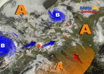 Meteosat meteosardegna 1 350x250 - Meteo, caldo africano e punte oltre +35°C. Prime novità attese dal weekend
