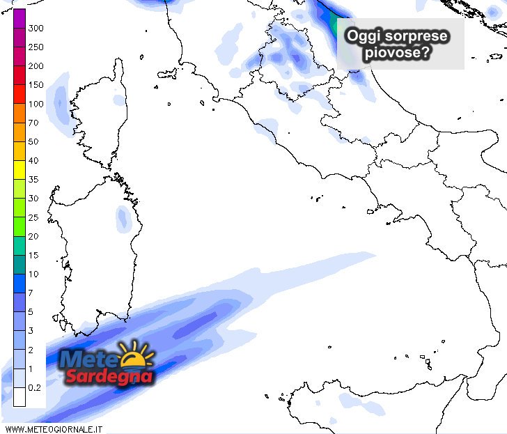 Piogge 12 - Primi cenni di cambiamento meteo: sorprese già oggi?