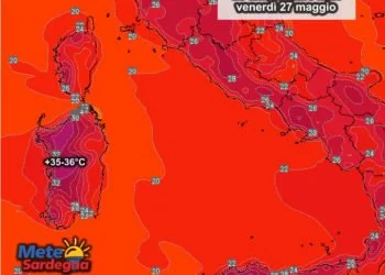 Temperature massime 2 350x250 - Da domani grosse differenze di temperatura tra est e ovest