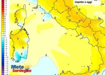 Variazioni temperature 1 350x250 - Da domani grosse differenze di temperatura tra est e ovest