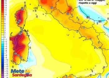 Variazioni termiche 1 350x250 - Da domani grosse differenze di temperatura tra est e ovest
