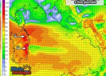 Vento al suolo 350x250 - In serata tornerà il forte vento di Maestrale