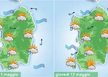 sardegna meteo instabile piogge rovesci temporali 350x250 - Fronte freddo imminente: rovesci in arrivo sul sassarese