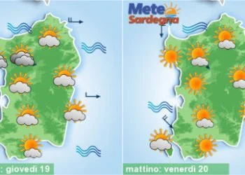 sardegna meteo maestrale weekend caldo 350x250 - Altri temporali, da venerdì meteo migliora. Verso un weekend Palme col sole