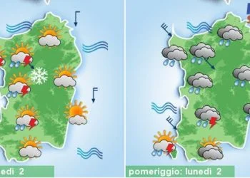 sardegna meteo maggio maltempo poi migliora 350x250 - Perturbazione scandinava sempre più minacciosa...