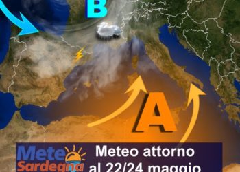 sardegna meteo maggio terza decade caldo perturbazioni 1 350x250 - Meteo, bel tempo in Sardegna agli sgoccioli. Peggioramento atteso da sabato
