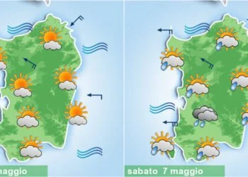 sardegna meteo peggiora weekend 1 350x250 - Che freddo al mattino: tantissime stazioni sotto i 10°C! I dati
