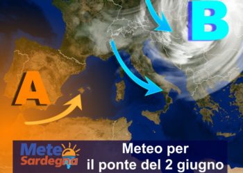 sardegna meteo ponte 2 giugno estate 350x250 - Peggioramento meteo, torna l’inverno: rovesci e temporali, forte maestrale