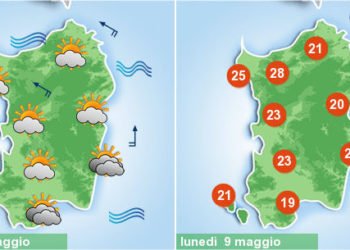 sardegna meteo settimana caldo piogge 350x250 - Meteo, bel tempo in Sardegna agli sgoccioli. Peggioramento atteso da sabato