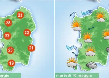 sardegna meteo settimana caldo vento temporali 350x250 - Primavera dal meteo bizzarro: nuovo caldo fuori stagione, dopo maltempo