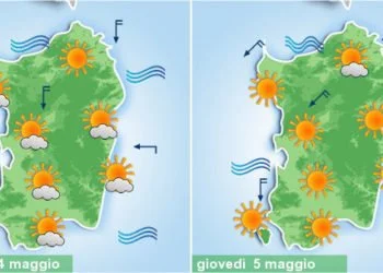sardegna meteo sole maggio tepore primavera 350x250 - Che freddo al mattino: tantissime stazioni sotto i 10°C! I dati