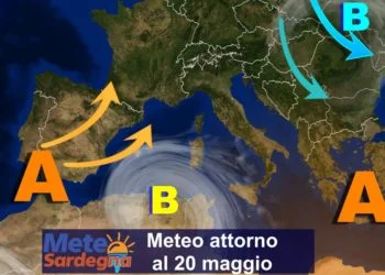 sardegna meteo tendenza dopo meta maggio 350x250 - Perturbazione scandinava sempre più minacciosa...