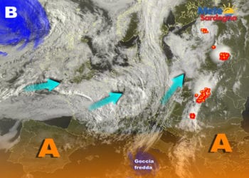 Meteosat 12 350x250 - Sardegna la regione più calda di oggi: ecco l'Anticiclone africano