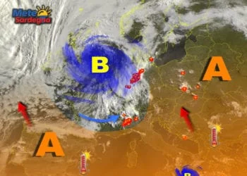 Meteosat 16 350x250 - Sardegna la regione più calda di oggi: ecco l'Anticiclone africano