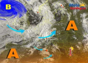 Meteosat 21 350x250 - Sardegna la regione più calda di oggi: ecco l'Anticiclone africano