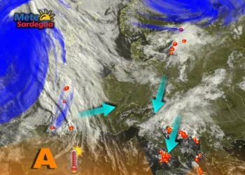 Meteosat 5 350x250 - Sardegna la regione più calda di oggi: ecco l'Anticiclone africano
