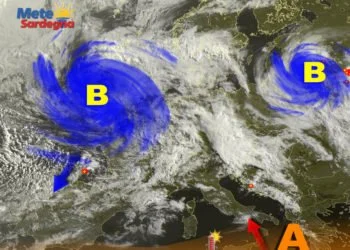 Meteosat 8 350x250 - Sardegna la regione più calda di oggi: ecco l'Anticiclone africano