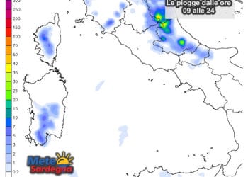 Piogge 11 350x250 - Maltempo temporalesco all'assalto della Sardegna