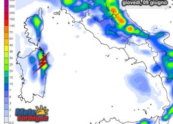 Piogge 3 350x250 - Confermato il rischio "violenti temporali" per giovedì