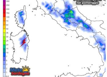Piogge 4 350x250 - Maltempo temporalesco all'assalto della Sardegna