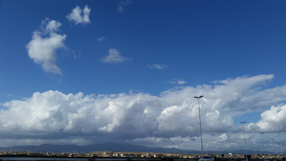 Poetto Cagliari - I temporali di ieri nelle vostre foto