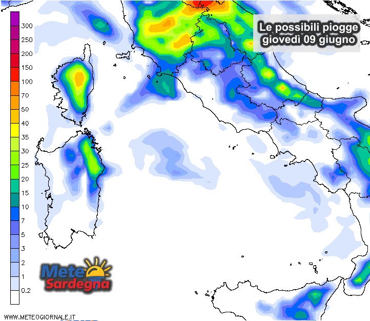 Temporali - Giovedì 9 giugno forti temporali?