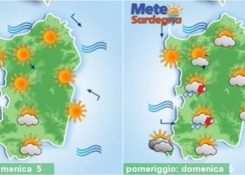 sardegna meteo domenica temporali sole mare giugno 350x250 - Meteo verso metà giugno, le prossime novità. Scoppierà il caldo estivo?