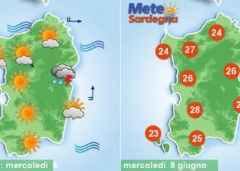 sardegna meteo giugno temporali variabile 350x250 - Meteo, in arrivo qualche acquazzone. La tendenza per la prossima settimana