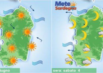 sardegna meteo weekend giugno estate 350x250 - Meteo giugno, la Sardegna avrà la classica estate. Ma occhio ai temporali