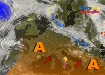 Meteosat 14 350x250 - Un po' di nubi da ovest, ma siamo in pieno regime d'Alta Pressione