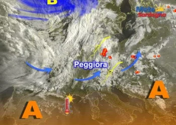 Meteosat sardegna 2 350x250 - Un po' di nubi da ovest, ma siamo in pieno regime d'Alta Pressione