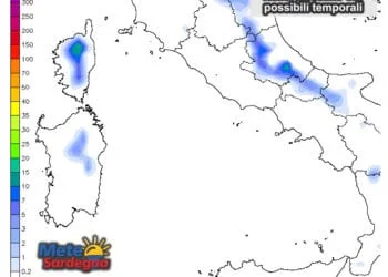 Piogge 3 350x250 - Domani, sabato, possibili dei temporali