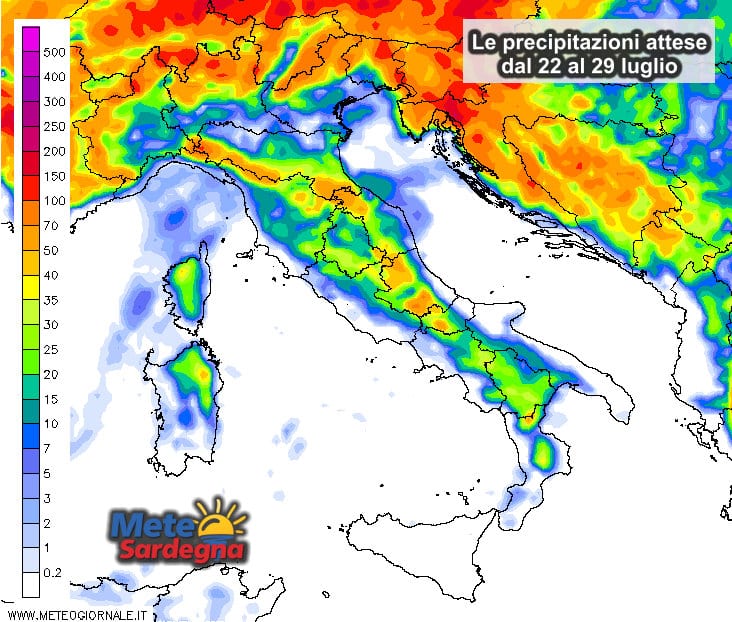 Precipitazioni sardegna - Weekend a suon di temporali? Non ovunque, ma sì...