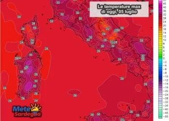 Temperature massime 350x250 - Da domani grosse differenze di temperatura tra est e ovest