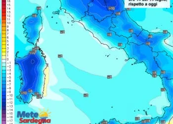 Variazioni temperature 350x250 - Martedì temperature in diminuzione