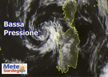 ciclone sardegna 350x250 - Bel tempo, ma nel finire di settimana c'è il rischio di un cambiamento meteo rilevante