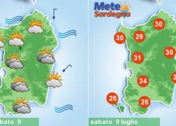 sardegna meteo caldo weekend luglio estate 350x250 - Meteo settimana da piena estate, sole prevalente. Caldo atteso in crescita