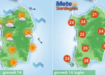 sardegna meteo cambiamento rinfrescata maestrale 350x250 - Meteo settimana da piena estate, sole prevalente. Caldo atteso in crescita