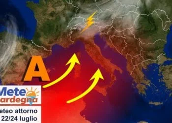 sardegna tendenza meteo luglio caldo sole anticiclone 350x250 - Meteo settimana da piena estate, sole prevalente. Caldo atteso in crescita
