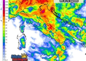 Precipitazioni 1 350x250 - Domani, sabato, possibili dei temporali