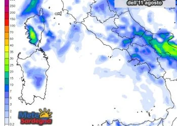 Precipitazioni 2 350x250 - Le piogge di giovedì: giornata di maltempo